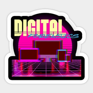 Retro Digital Forensics Sticker